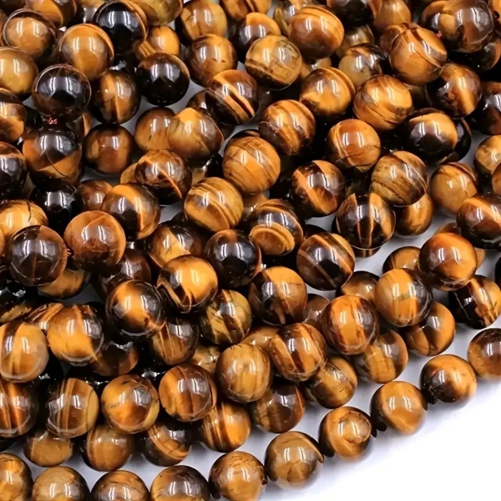 NWT Yellow Tiger Eyes Bracelet Beads Size Unisex